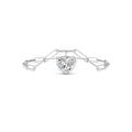 Heart Lab Grown Diamond (F/VS ) Bezel Set Bracelet