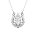 Pear Shaped Lab Grown Diamond Necklace
