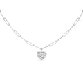 Heart Shape Lab Grown Diamond (F/VS ) Necklace