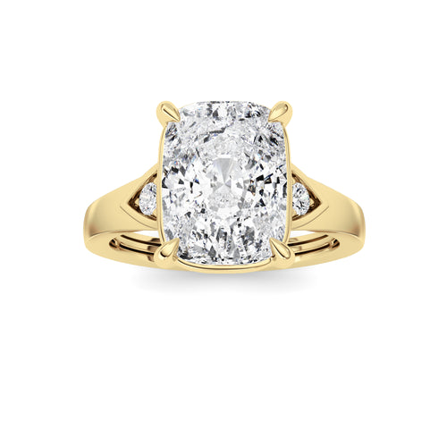 ELongated Cushion Lab Grown Diamond (F/VS )Ring