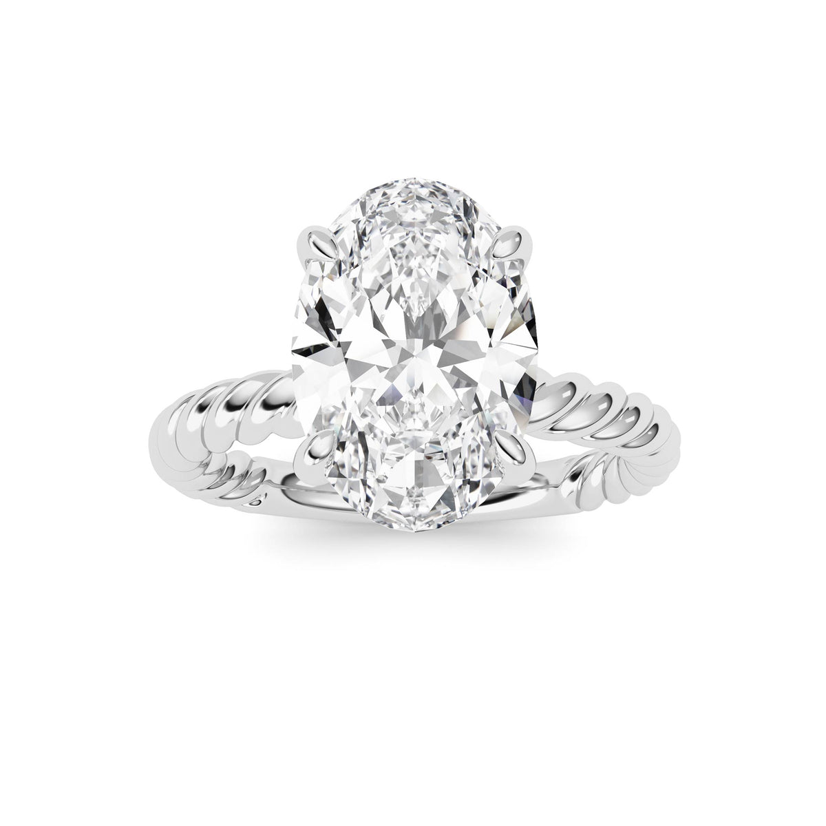 Emerald Lab Grown Diamond (F/VS ) Ring