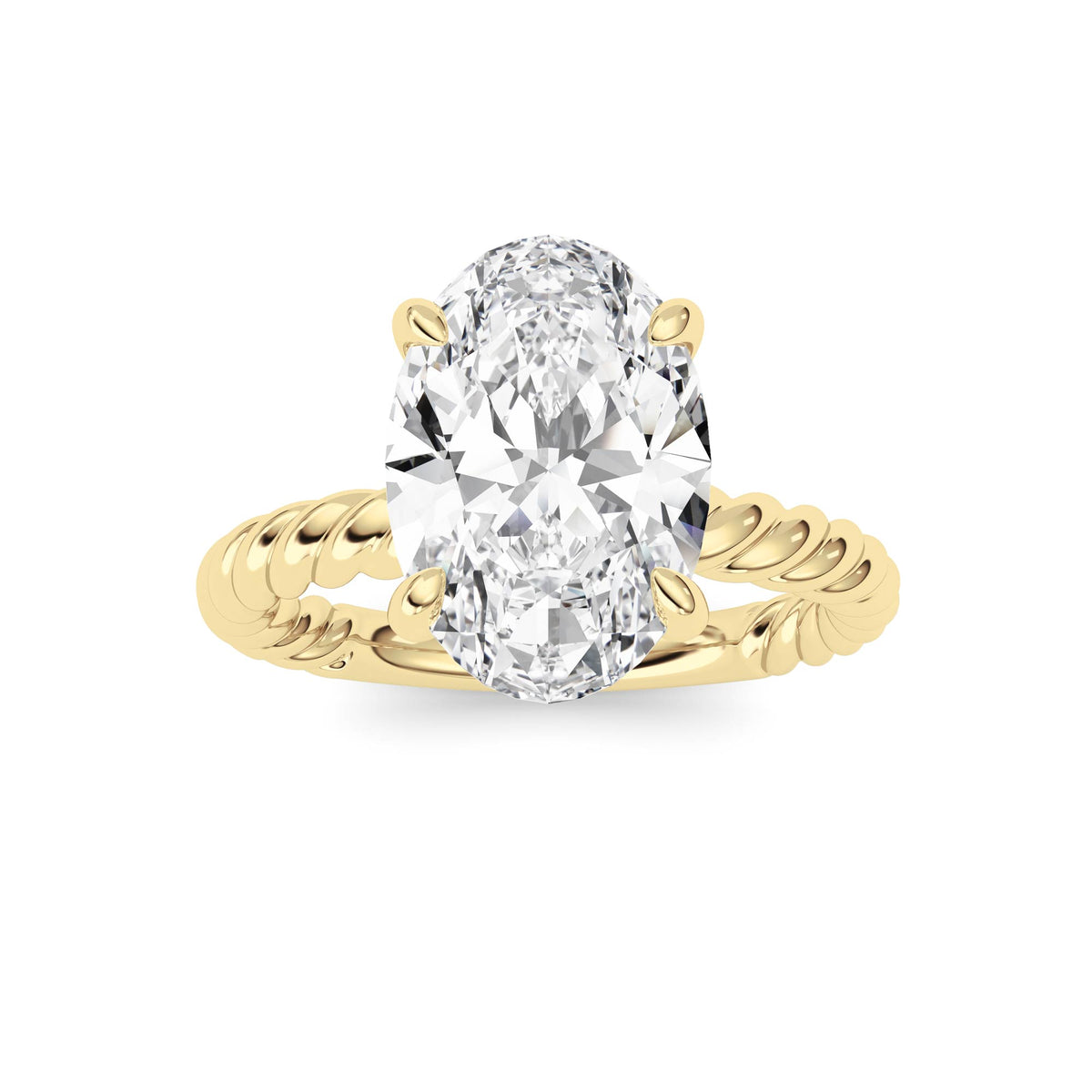 Emerald Lab Grown Diamond (F/VS ) Ring