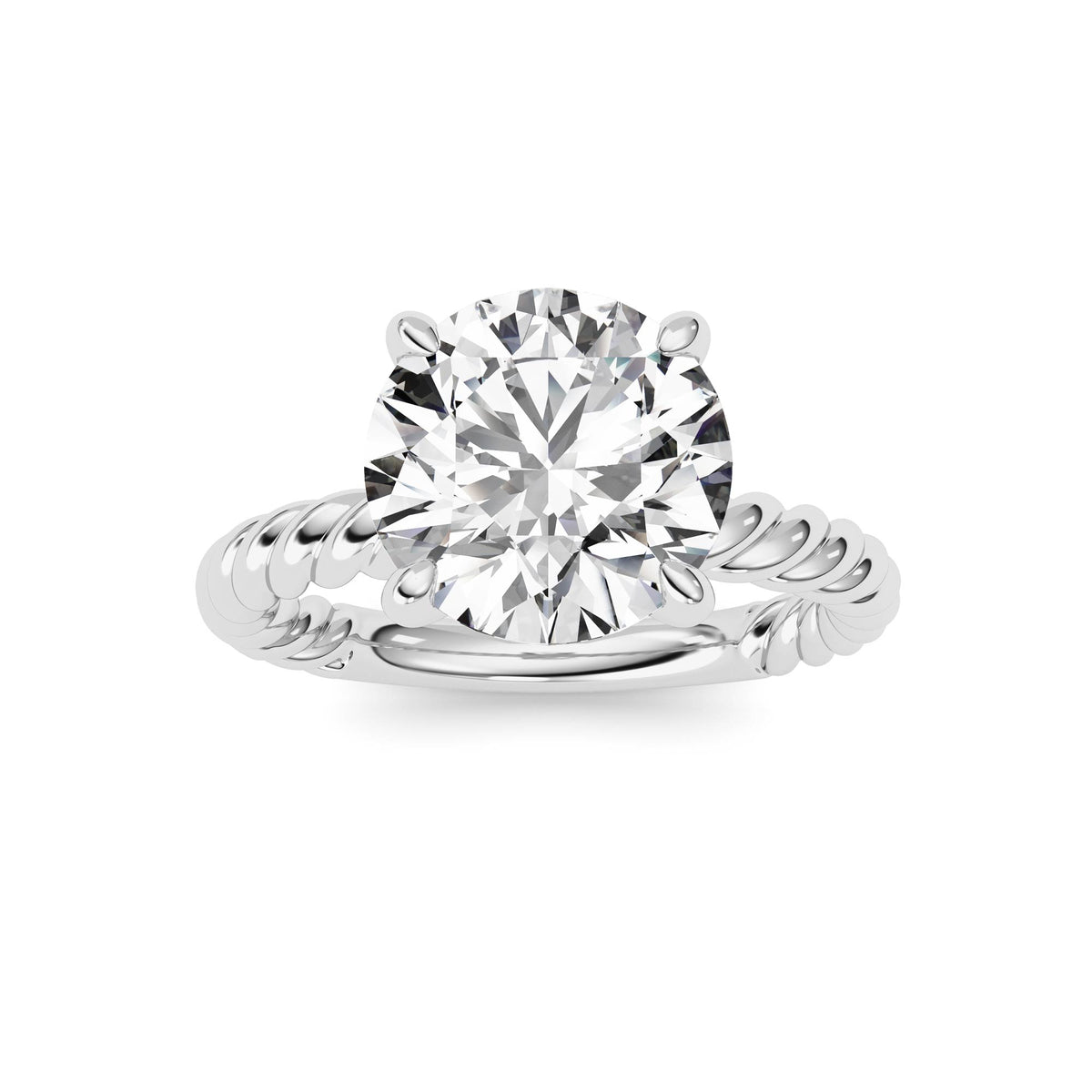 Emerald Lab Grown Diamond (F/VS ) Ring