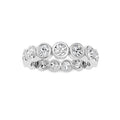 Round Shaped Lab Grown Diamond Eternity Band Ring