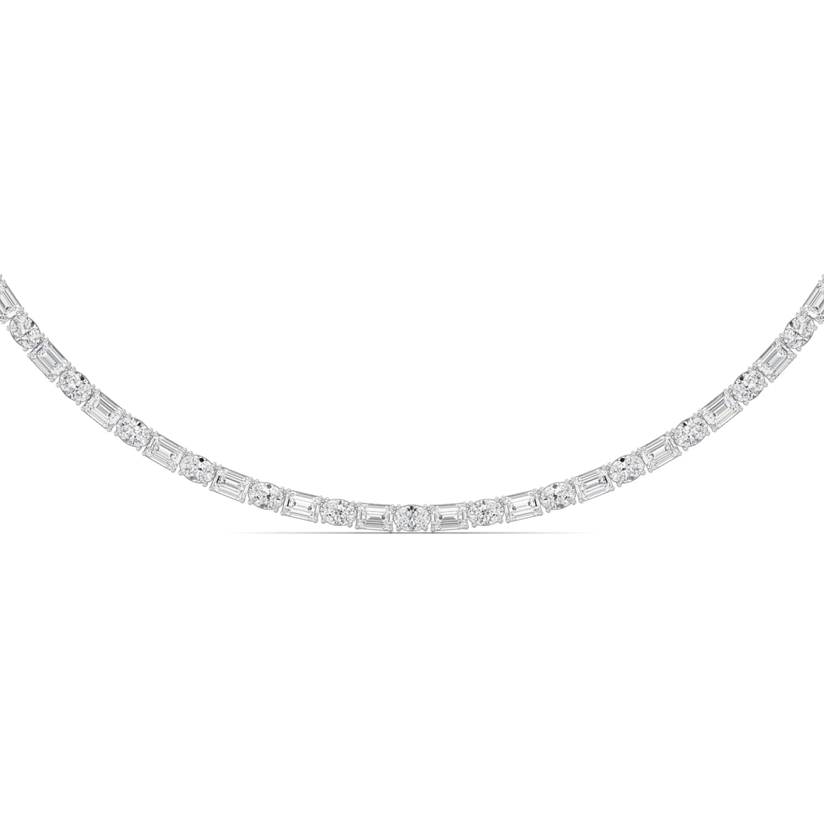 Emerald Lab Grown Diamond (F/VS ) Necklace