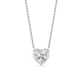 Heart Shape Lab Grown Diamond (F/VS ) Pendant Necklace