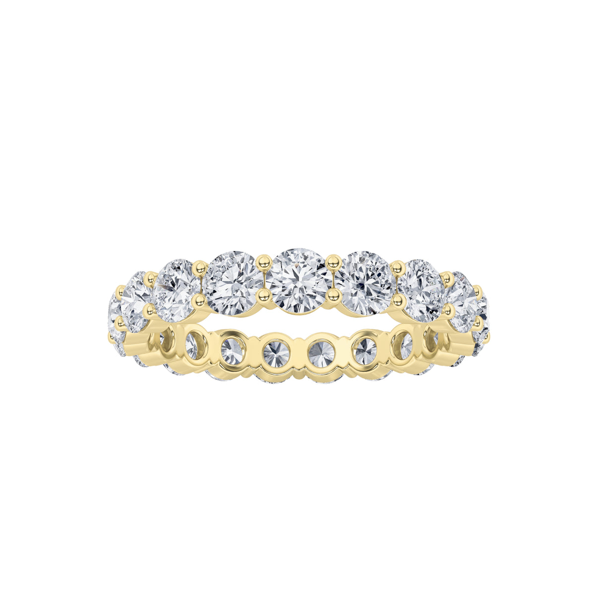 Lab Grown Diamond Split Prong Eternity Ring