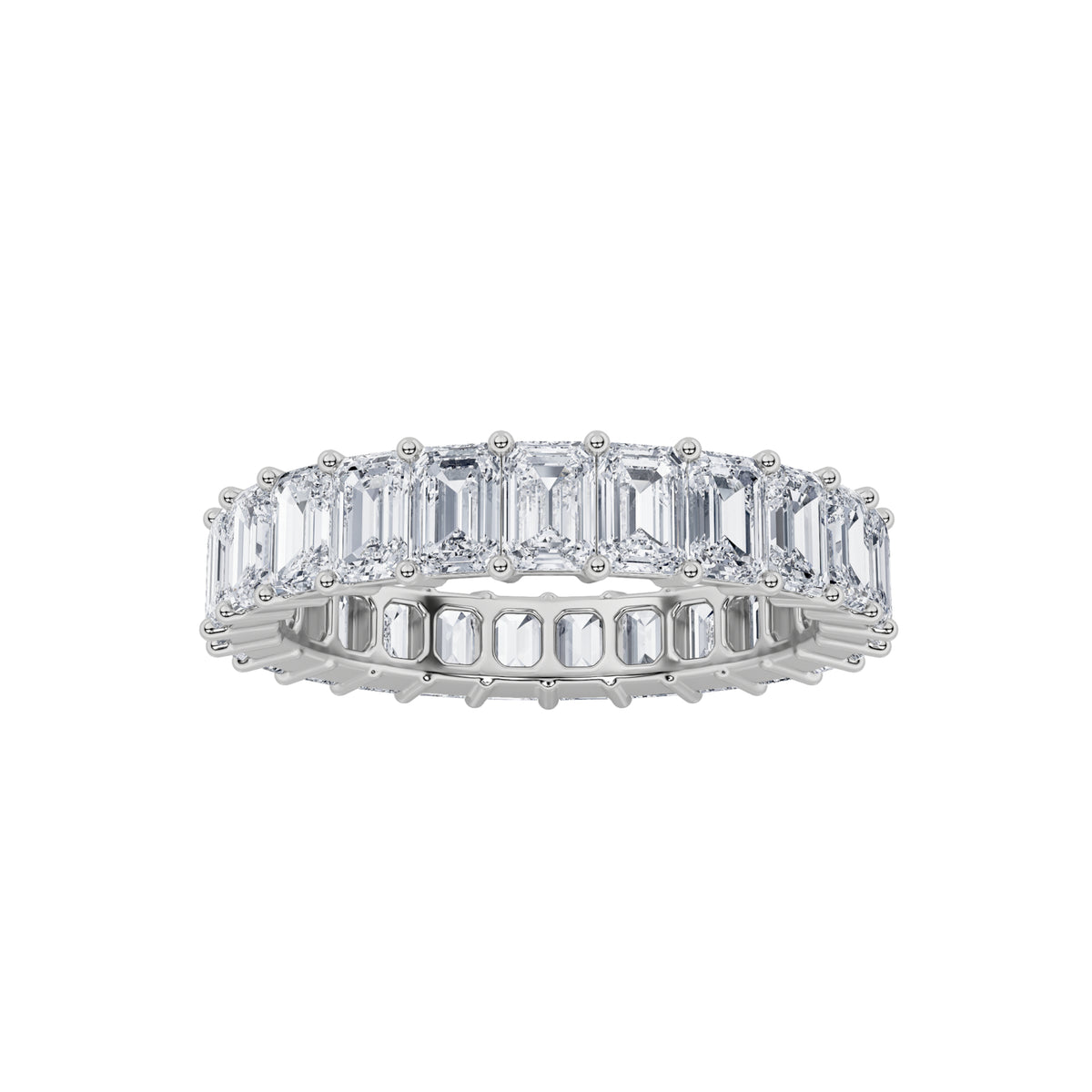 Lab Grown Diamond Split Prong Eternity Ring